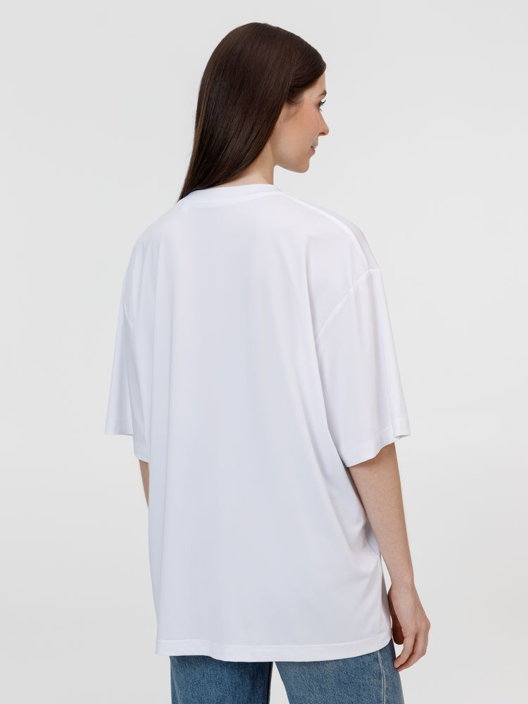 Футболка из бифлекса Morfiss, белая-3