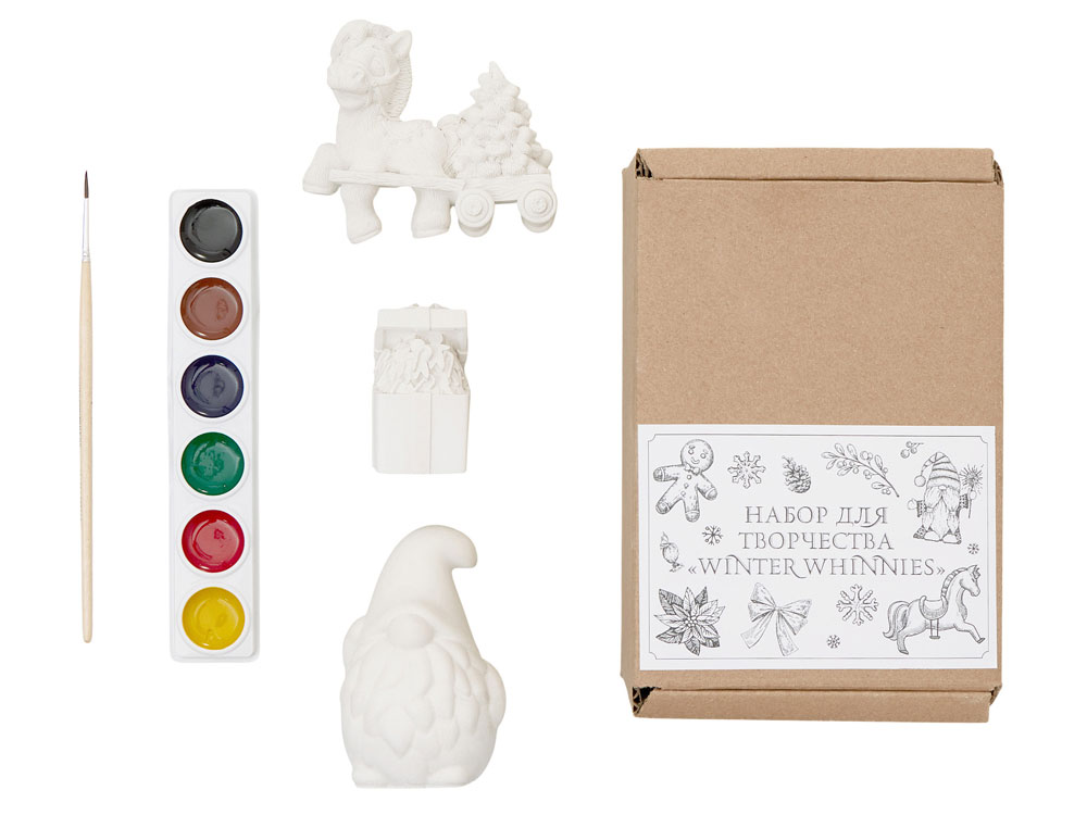 Набор для творчества из гипса Winter Whinnies-2