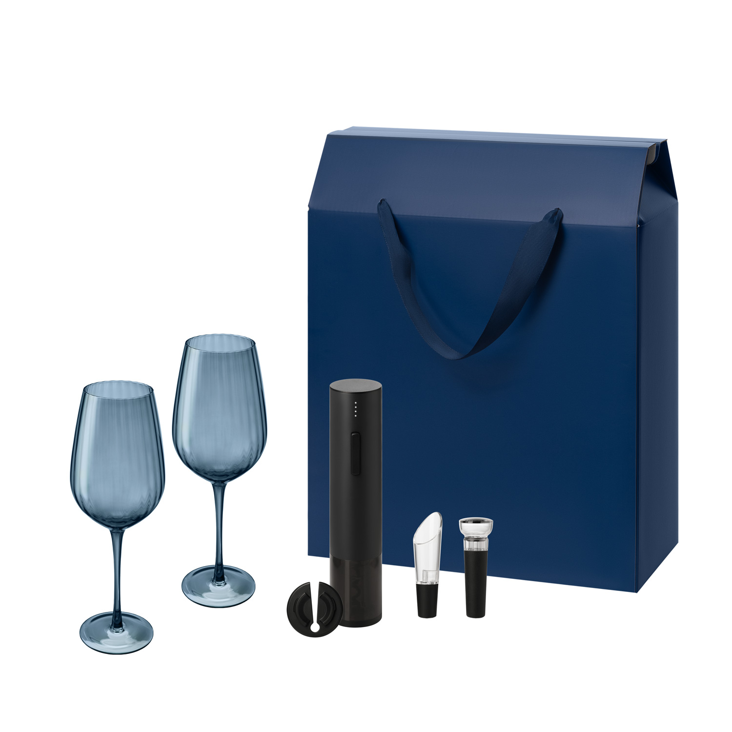 Подарочный набор Тоскана (Toscana), Сакраменто (Sacramento) (2 бокала + набор для вина)-0