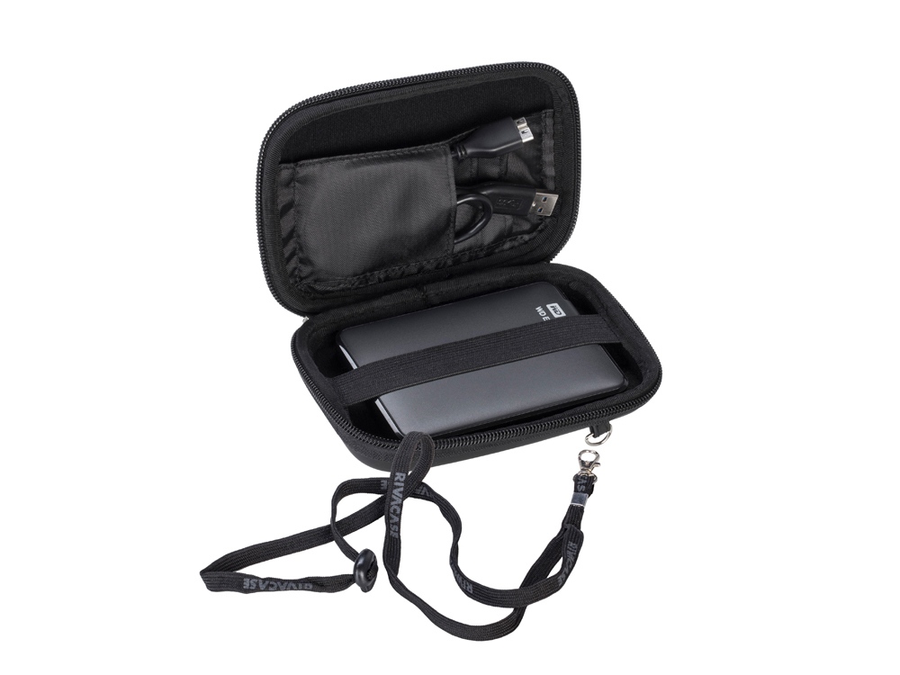 Чехол для жесткого диска из кожзама 9101, черный-10