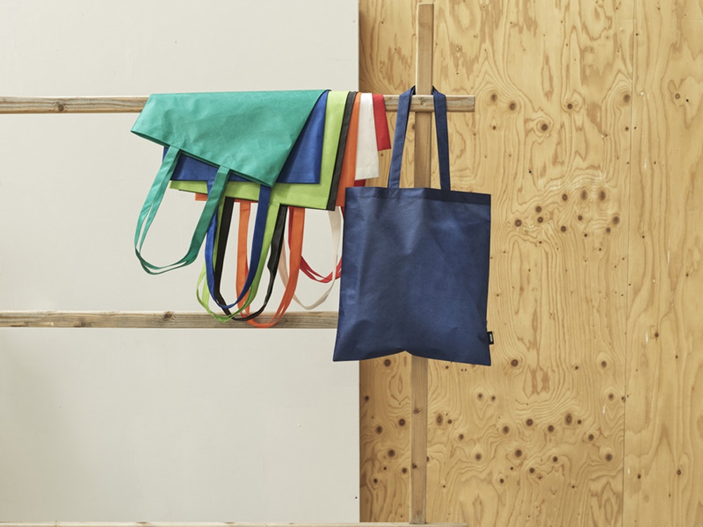 Zeus эко-сумка из нетканого материала, переработанного по стандарту GRS, объемом 6л - Нейви-3