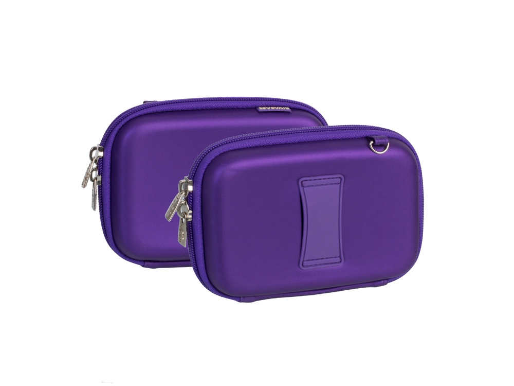 Чехол для жесткого диска из кожзама 9101, фиолетовый-3