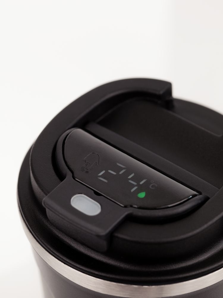 Смарт-стакан с заменяемой батареей tellMug, ver.2, черный-2