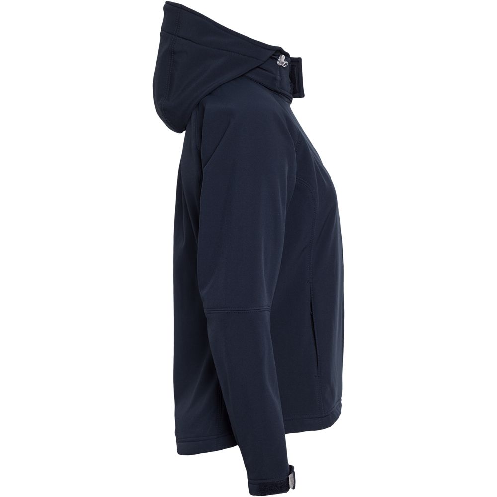 Куртка женская Hooded Softshell темно-синяя-2
