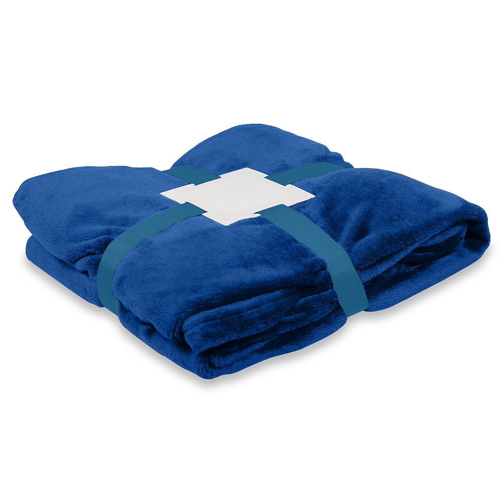 Плед флисовый SUPER SOFT COMFORT TRAVEL, Синий-0
