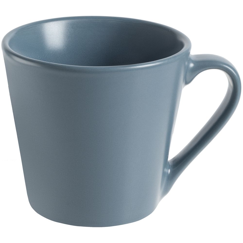 Кружка Modern Bell, матовая, серо-синяя-0