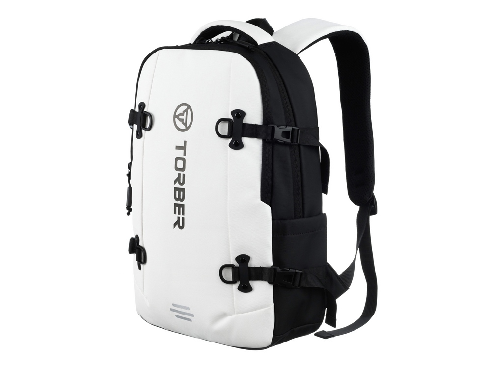 Рюкзак спортивный TORBER Xtreme 18, белый/чёрный, 31 х 12 х 46 см, 17л-1