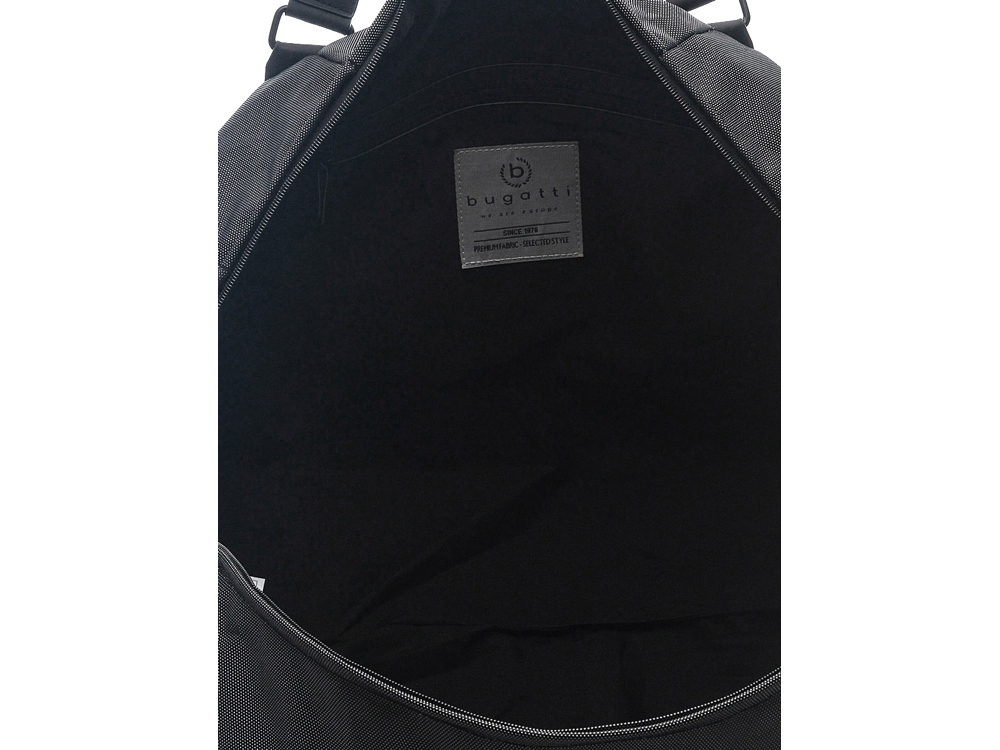 Сумка дорожная BUGATTI Domani, антрацитовая, нейлон, 54х24х30 см-1