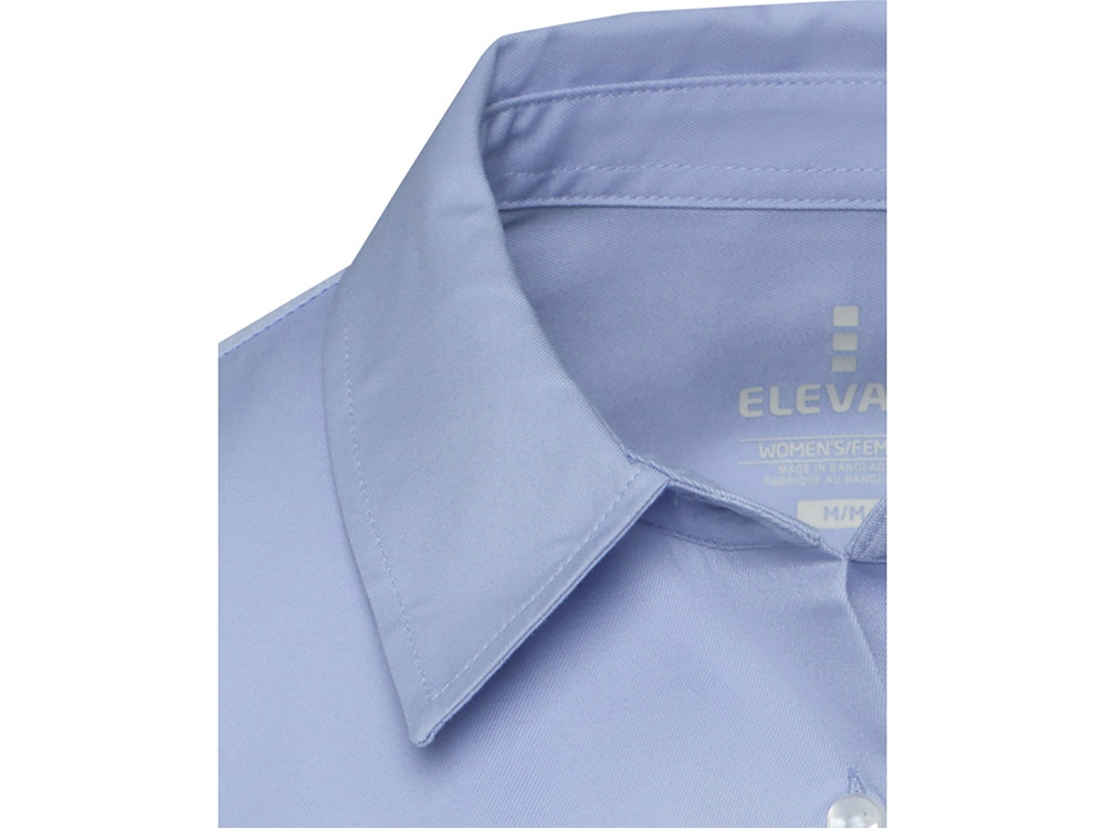 Citrine женская рубашка из твила - Голубой-3