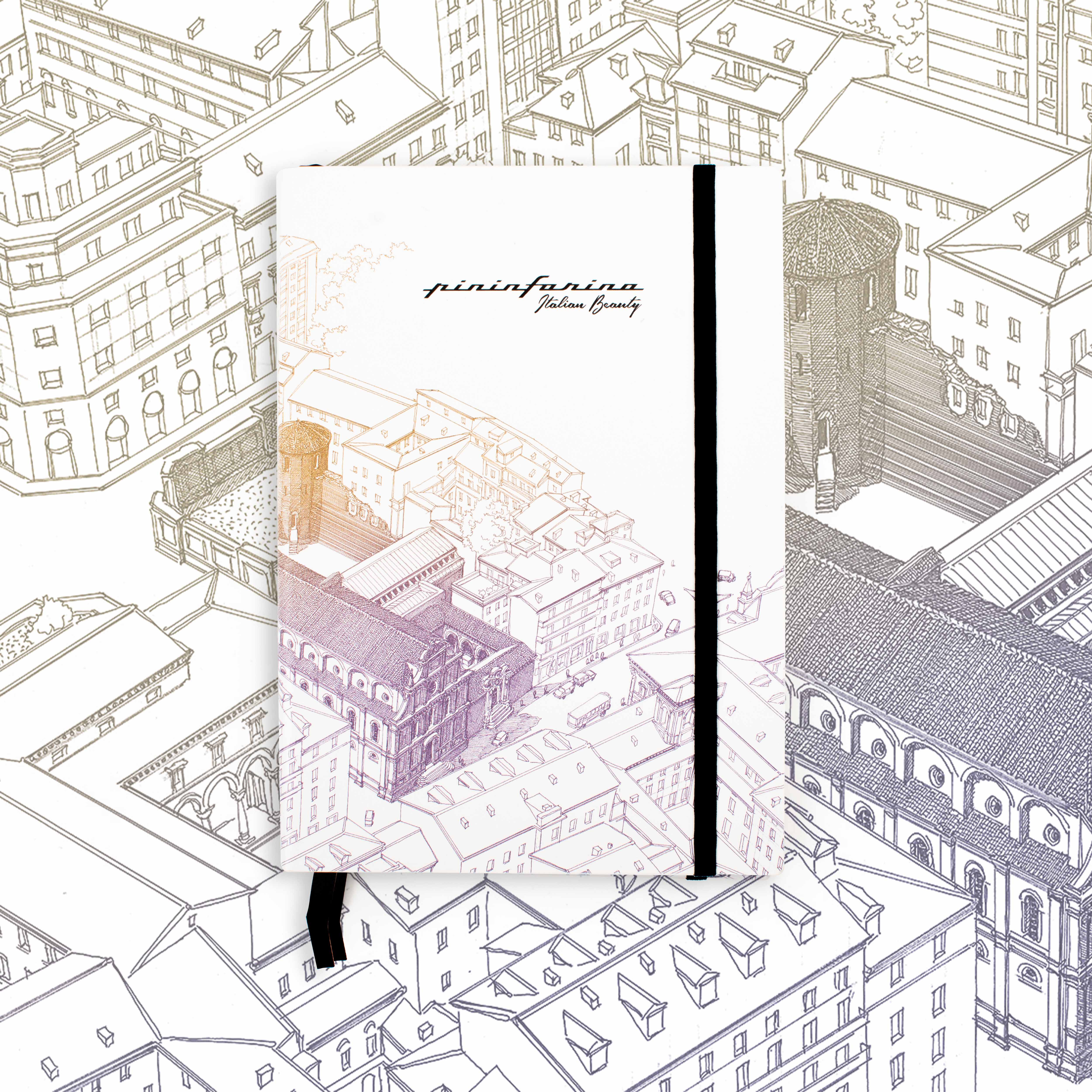 Тетрадь Pininfarina Stone Paper ITALIAN BEAUTY MILANO 14х21см каменная бумага, 64 листа, линованная-1