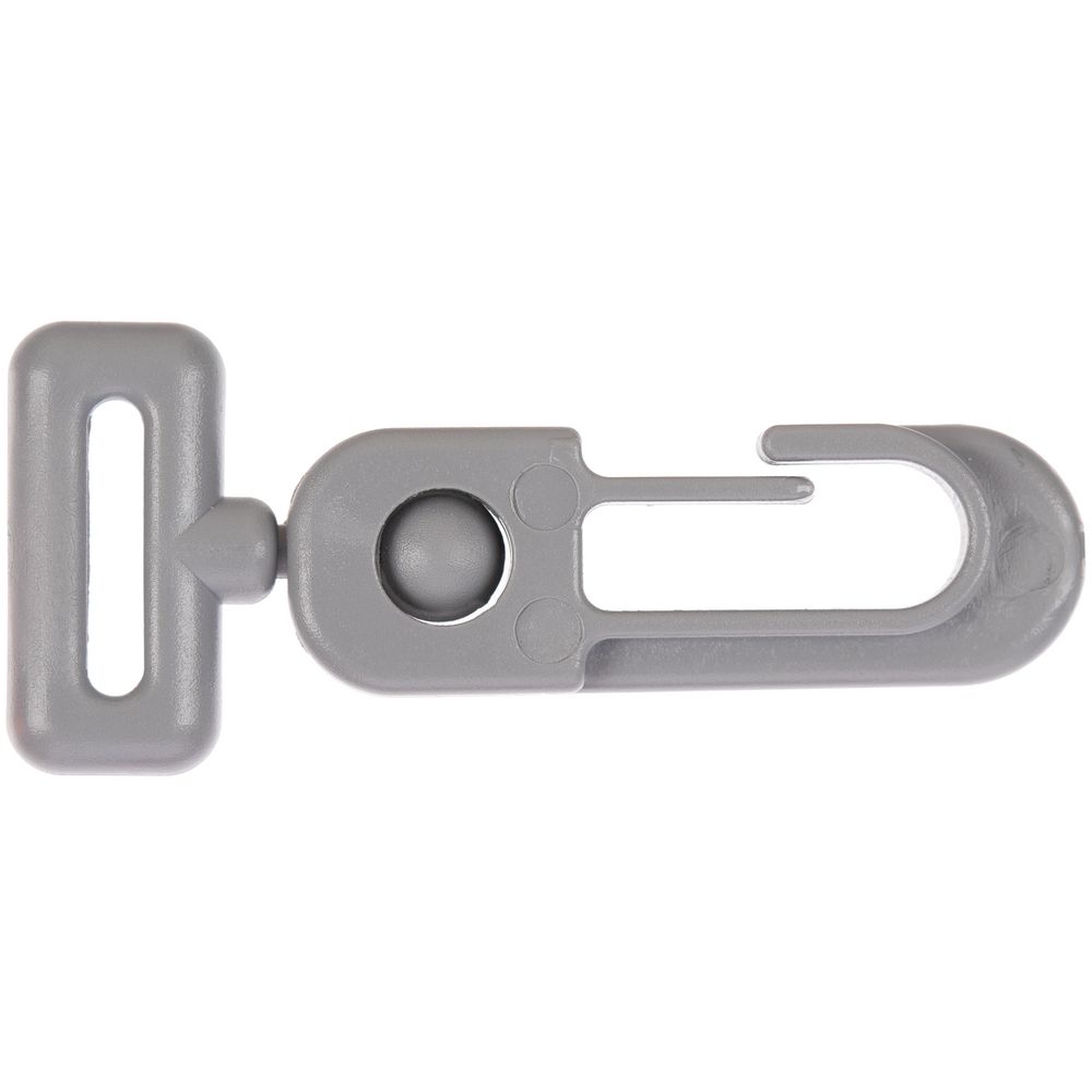 Застежка-карабин Carabine, S, серый-1