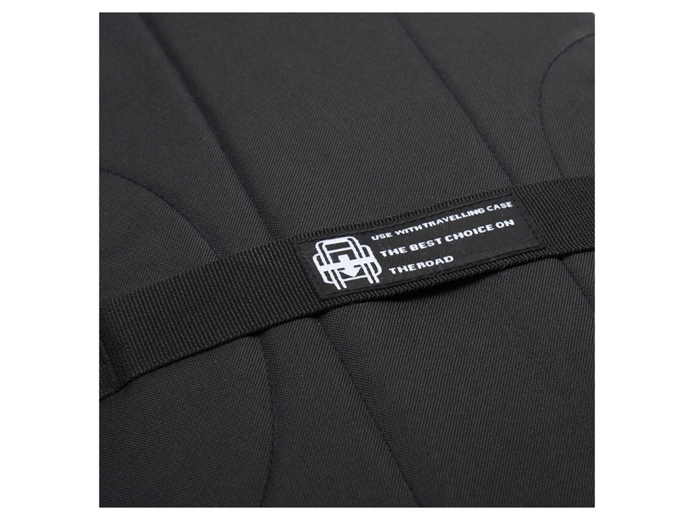 Рюкзак TORBER ГРАФФИТИ, серый с карманом черно-белого цвета, полиэстер, 44 х 31 х 18 см-5