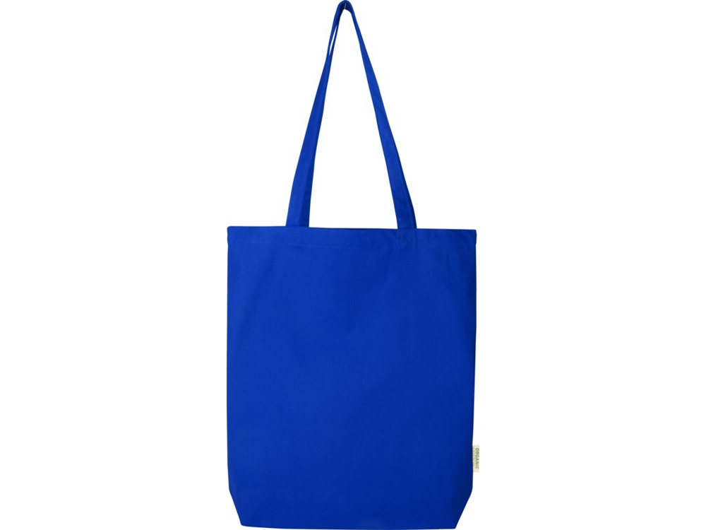 Orissa эко-сумка из органического материала GOTS, плотностью 270 г/м² - Ярко-синий-1