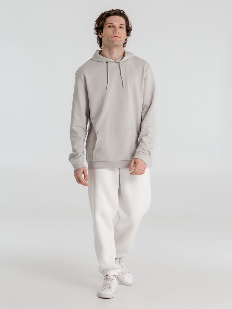 Толстовка с капюшоном унисекс Hoodie, дымчато-серая-6