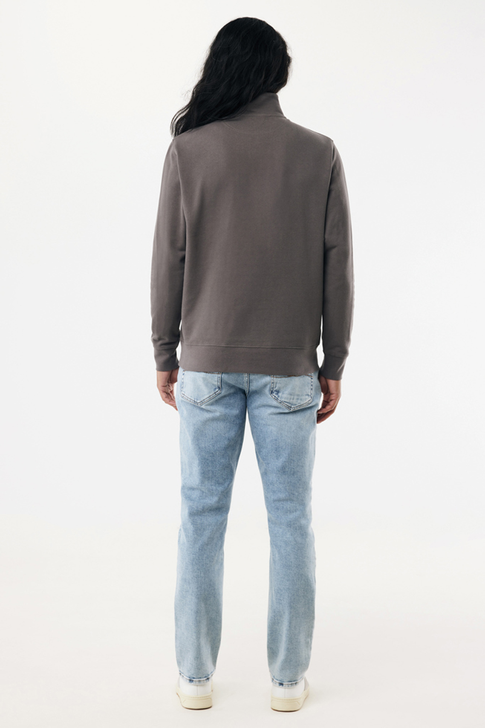 Свитшот на молнии Iqoniq Elgon из переработанного хлопка, 300 г/м²-7