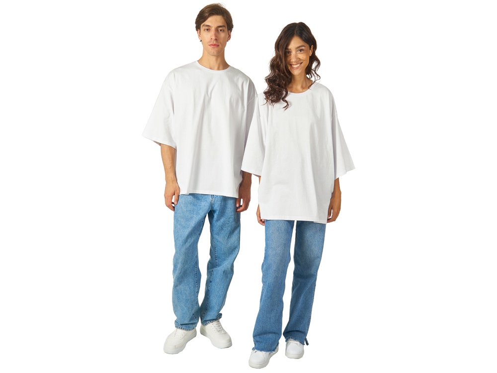 Футболка Berlin к/р оверсайз, 100% хлопок, 180гр, молочный-5