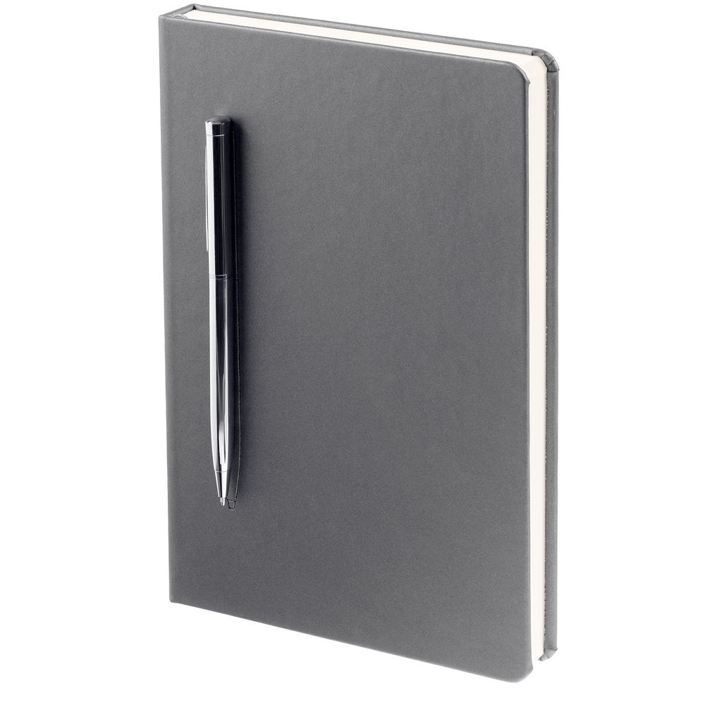 Ежедневник Magnet Shall, недатированный, серый-0