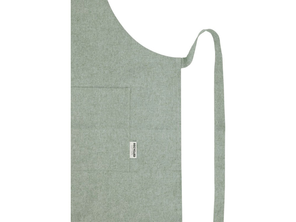 Pheebs 200 g/m2 recycled cotton apron, зеленый яркий-2