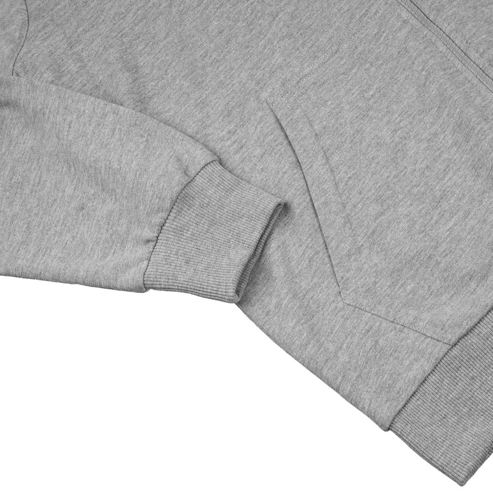 Толстовка на молнии с капюшоном Siverga Heavy 2.0, серый меланж-2