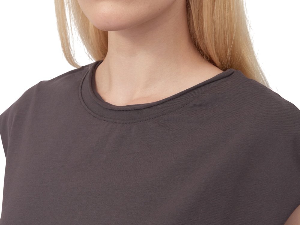 Майка оверсайз Berlin, унисекс, темно-серый-5