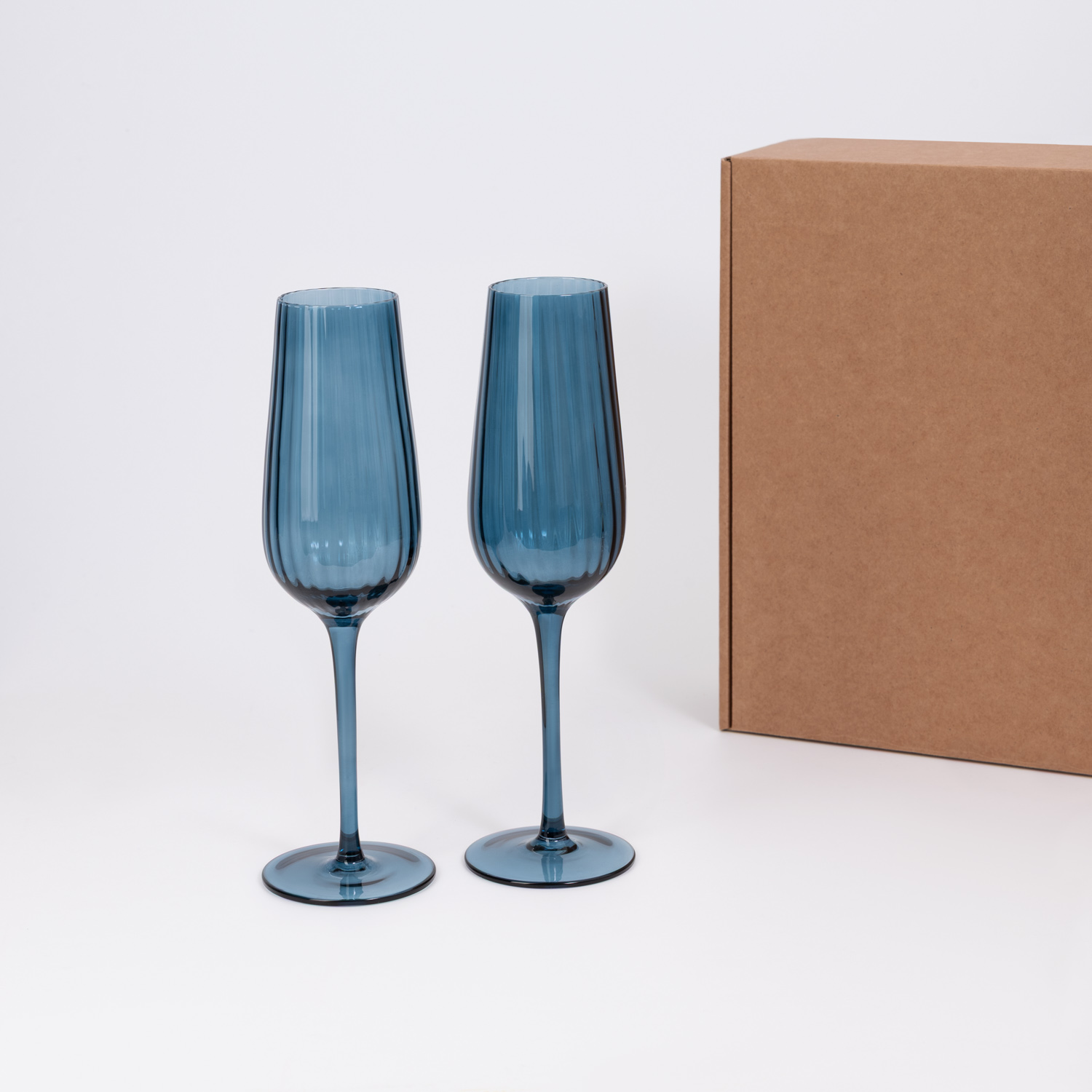 Подарочный набор 2 бокала для шампанского Toscana-1