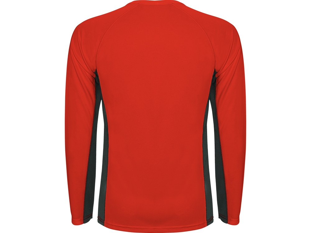 Футболка Shanghai  мужская с длинным рукавом, красный/графитовый-1