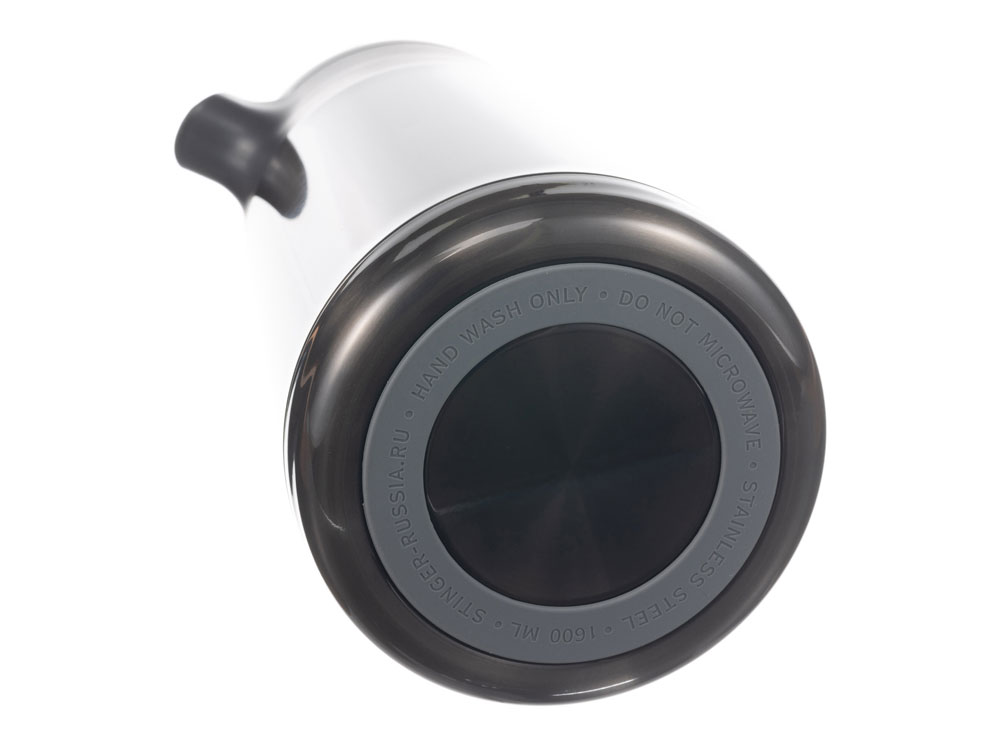 Термокофейник Stinger, 1,6 л, нержавеющая сталь, чёрный, 18 x 13,6 x 25,9 см-5