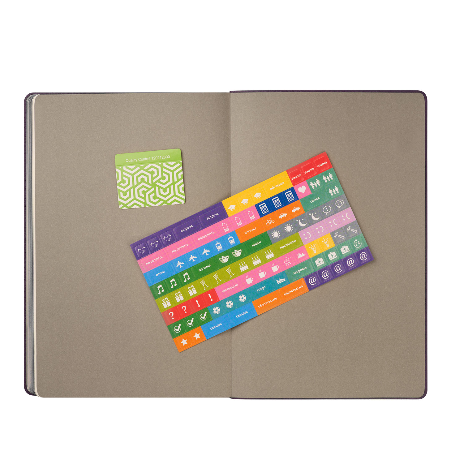 Ежедневник Рейн (Rain) недатированный, фиолетовый-10