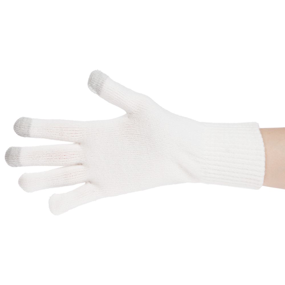 Перчатки сенсорные Urban Flow, молочно-белые-3