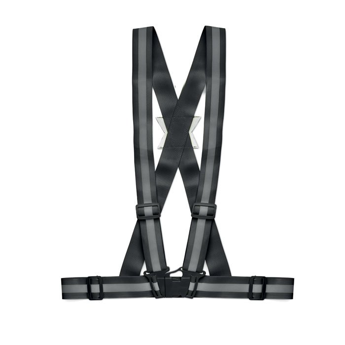 Пояс светоотражающий, черный-0