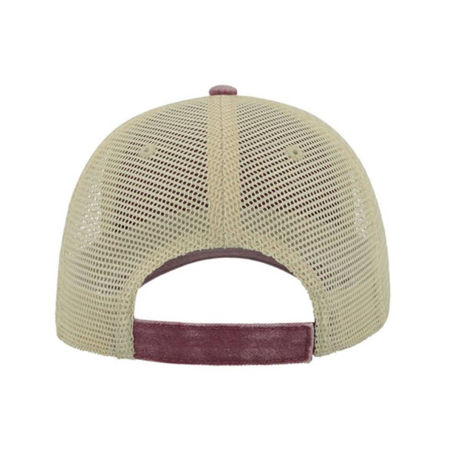 Бейсболка CASE, 6 клиньев, застежка на липучке, бордовый-4