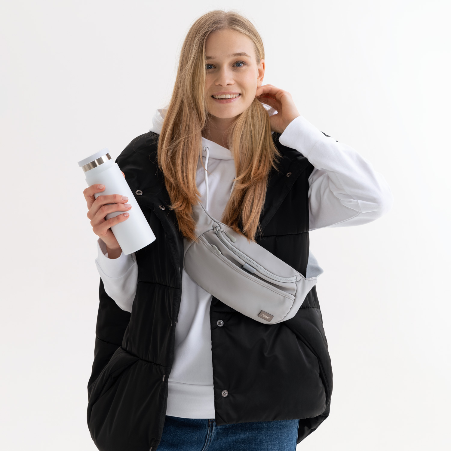 Термобутылка вакуумная герметичная Allegra, белая-14