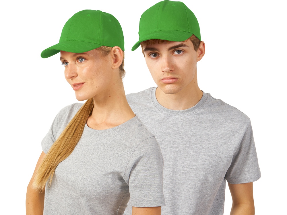 Бейсболка из переработанного волокна Milwaukee, зеленое яблоко-0