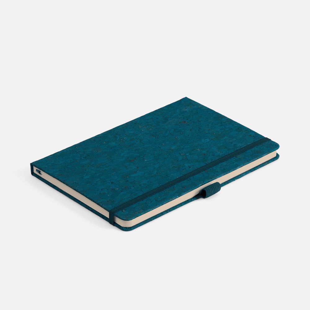 Блокнот Cork County, синий-3