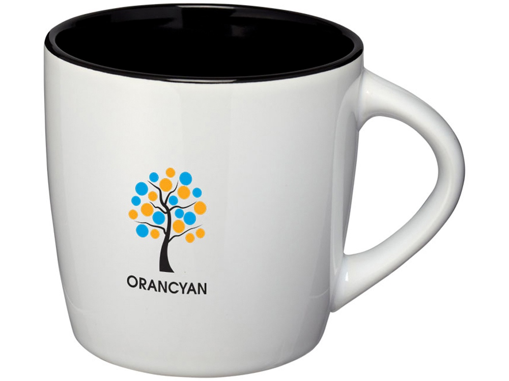 Керамическая чашка Aztec, белый/черный-5