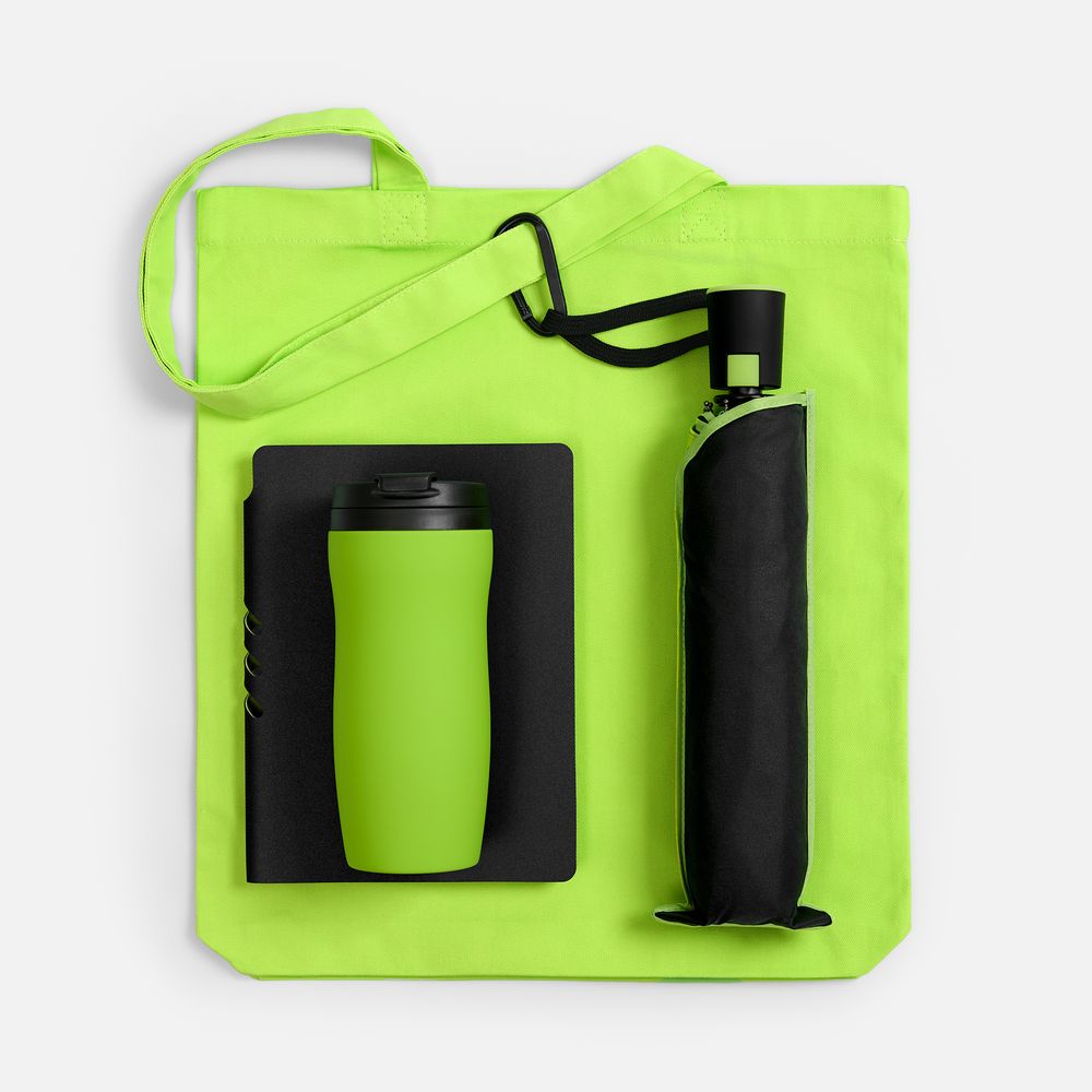 Набор Flexpen Black Walk, черный с зеленым-2