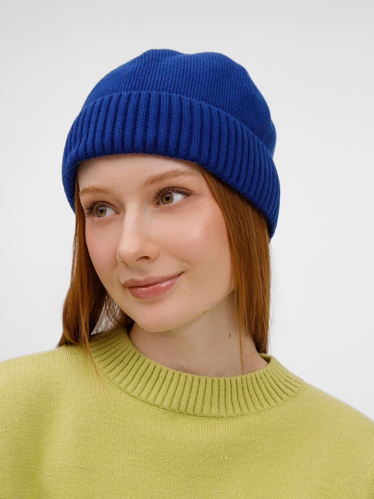 Шапка ComFleece, темно-синяя (кобальт)-2