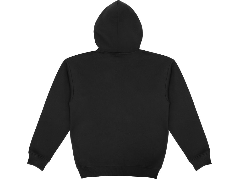 Толстовка с капюшоном оверсайз Berlin унисекс, черный-16