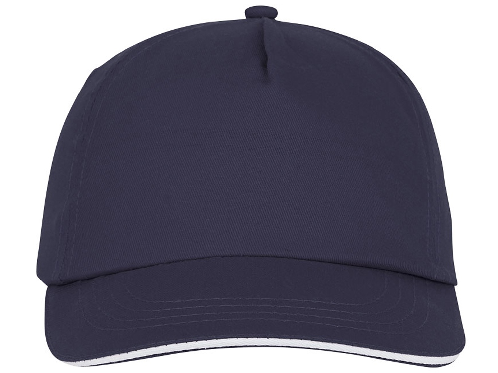 Пятипанельная кепка-сендвич Styx, темно - синий-1