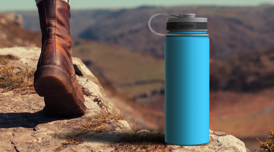 Термос ALPINE, 530 мл, голубой-5