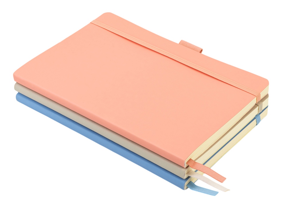 Блокнот Vision 2.0 А5 в гибкой обложке, голубой-7