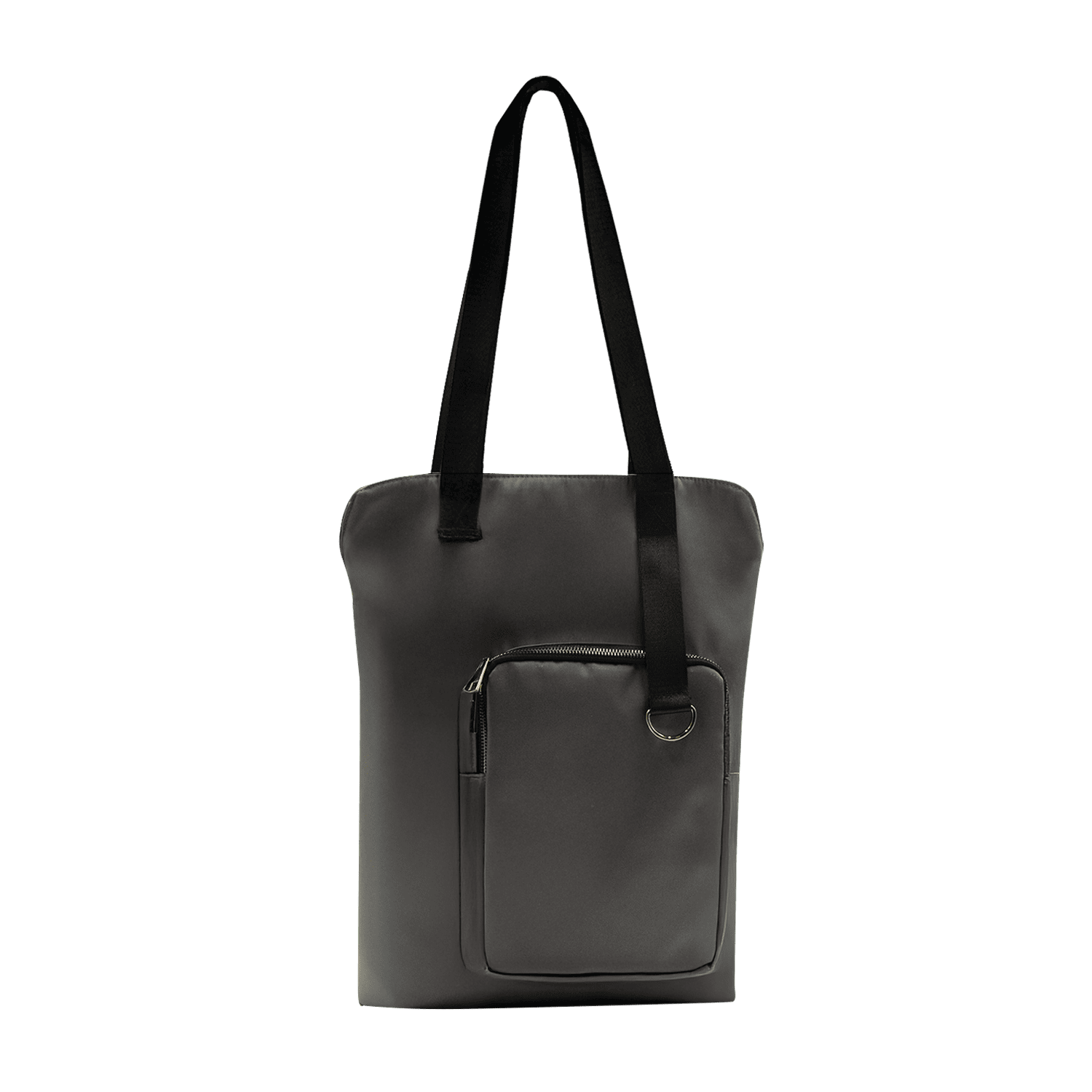 Шоппер Superbag Pocket (серый с черным)-1