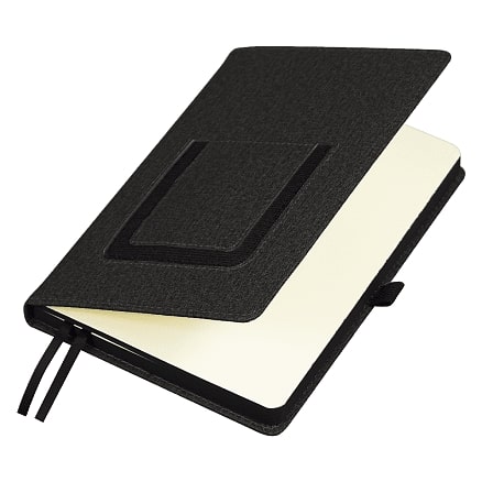 Ежедневник Smart Wallet Cambric A5, Чёрный-3