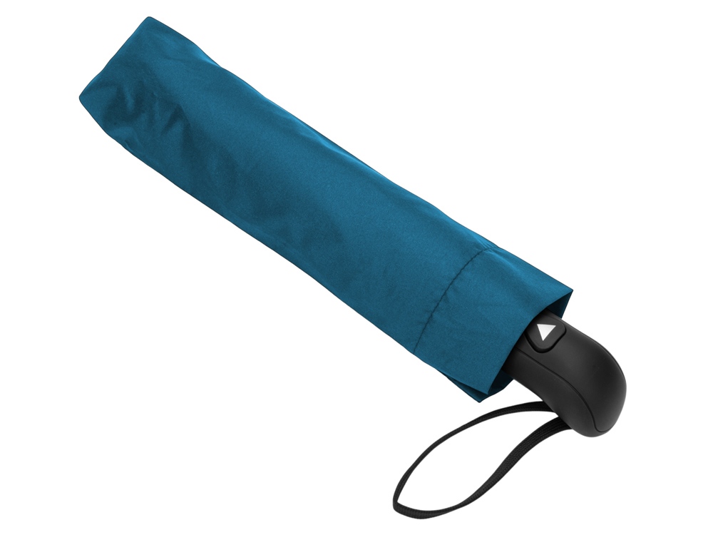 Зонт-полуавтомат Roof с куполом из переработанного пластика, морская волна 3025C-3