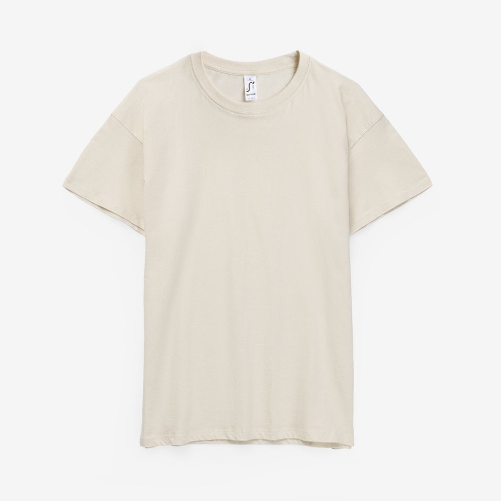 Футболка унисекс Regent 150, светло-бежевая (неокрашенная)-0