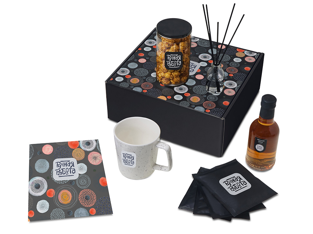 Подарочный набор Re:y. Treat с кружкой, сиропом и попкорном-0