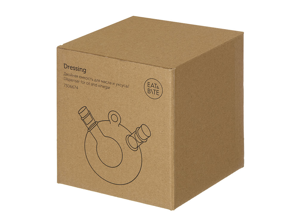 Двойная емкость для масла и уксуса Dressing-4
