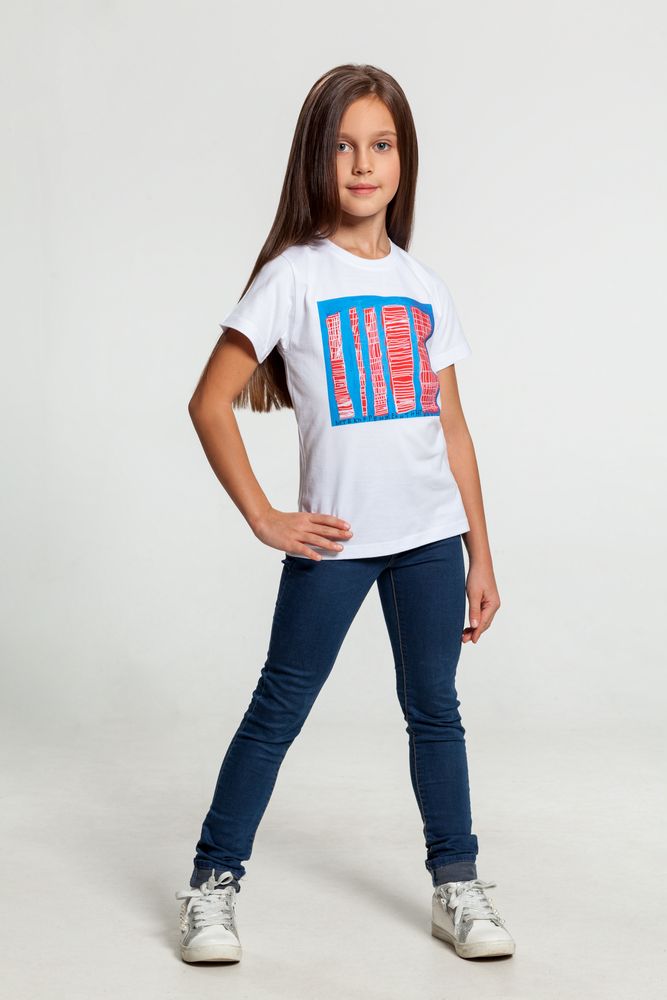 Футболка детская «Небоскребы», белая-2