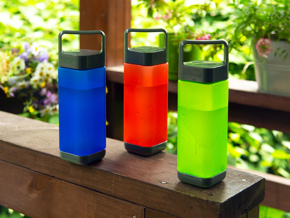 Бутылка для воды Balk 650 мл soft-touch, красный-5