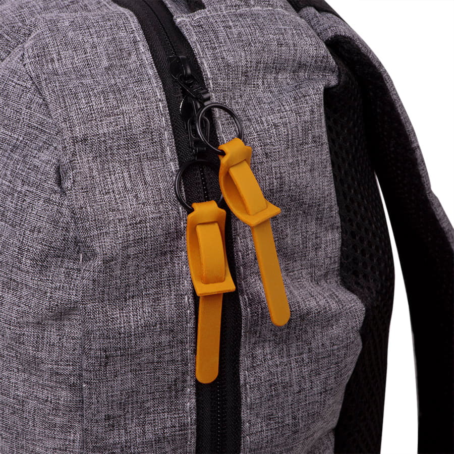 Пуллеры на молнию BILLY, оранжевый, комплект, 10 шт., силикон, оранжевый-3